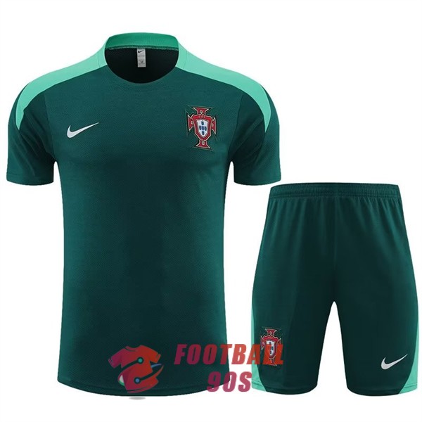 maillot portugal entrainement kit 2023-2024 vert