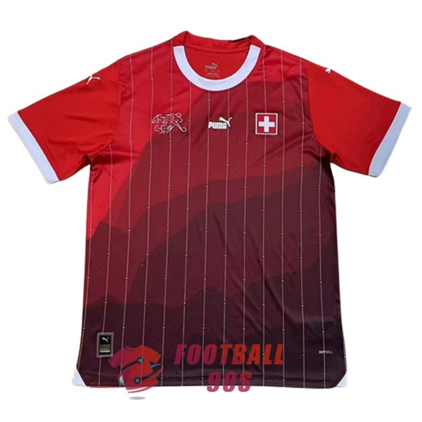 maillot suisse domicile rouge 2023-2024