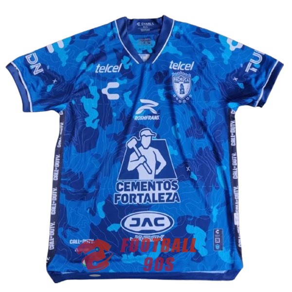 maillot pachuca edition speciale call of duty x charly 2023-2024 bleu