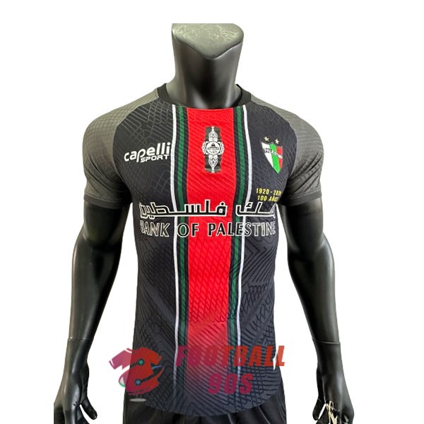 maillot deportivo palestino edition speciale version joueur 2023-2024 noir rouge