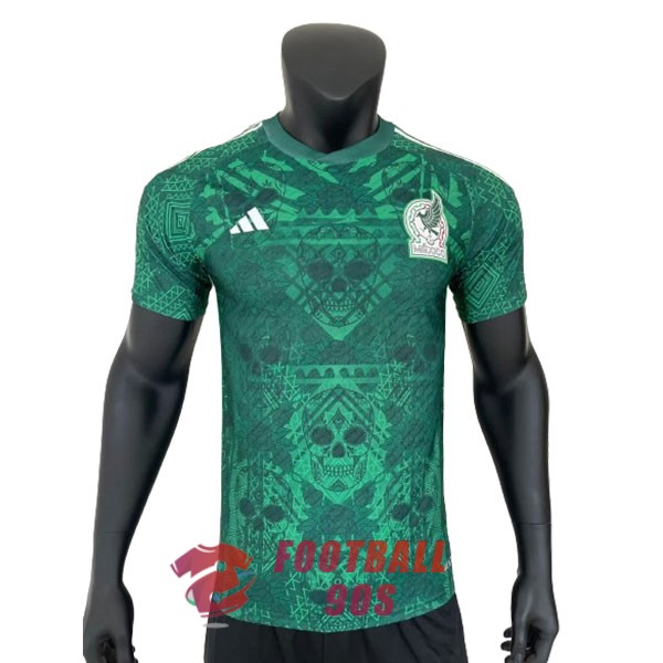 maillot mexique edition speciale version joueur 2023-2024 vert blanc
