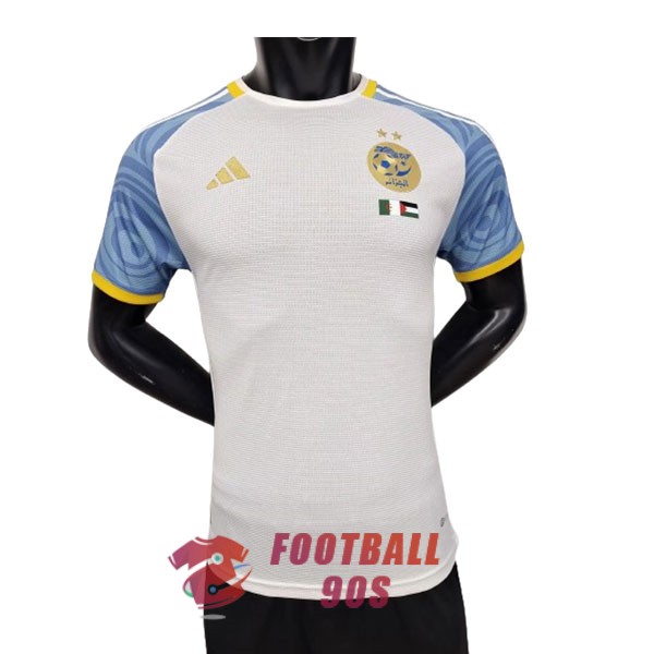 maillot algerie edition speciale version joueur 2023-2024 blanc bleu