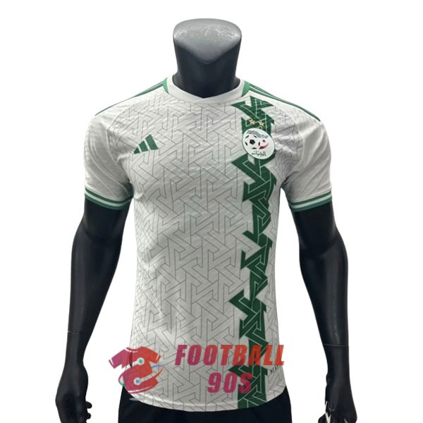 maillot algerie edition speciale version joueur 2023-2024 blanc vert