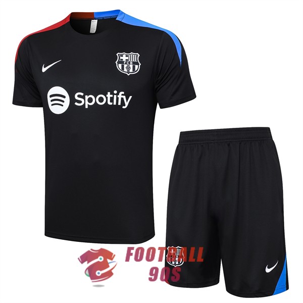 maillot barcelone entrainement kit 2023-2024 noir rouge bleu