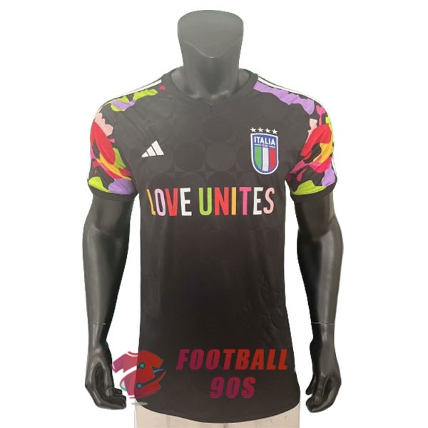 maillot italie entrainement 2023-2024 camouflage noir