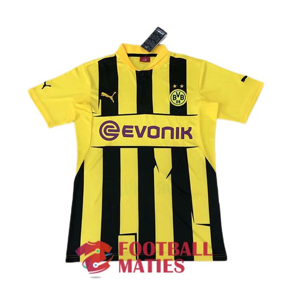 maillot Dortmund vintage jaune edition speciale cup 2012-2013