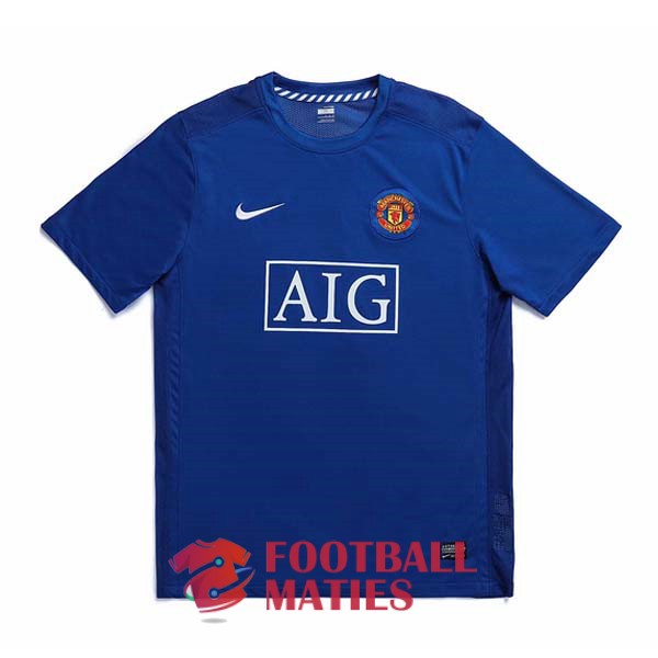 maillot Manchester united vintage aig 2008-2009 third
