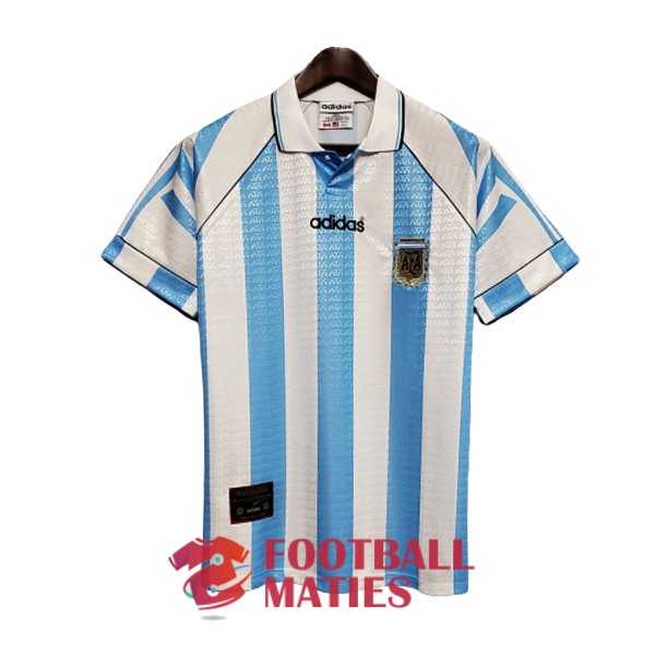 maillot argentine vintage 1996-1997 domicile