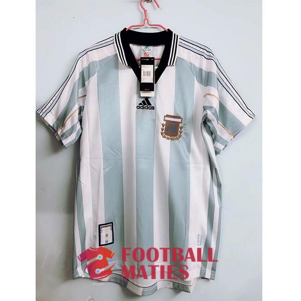 maillot argentine vintage 1998 domicile