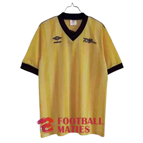maillot arsenal vintage 1983-1986 exterieur