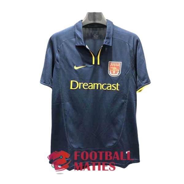 maillot arsenal vintage dreamcast 2000-2002 third