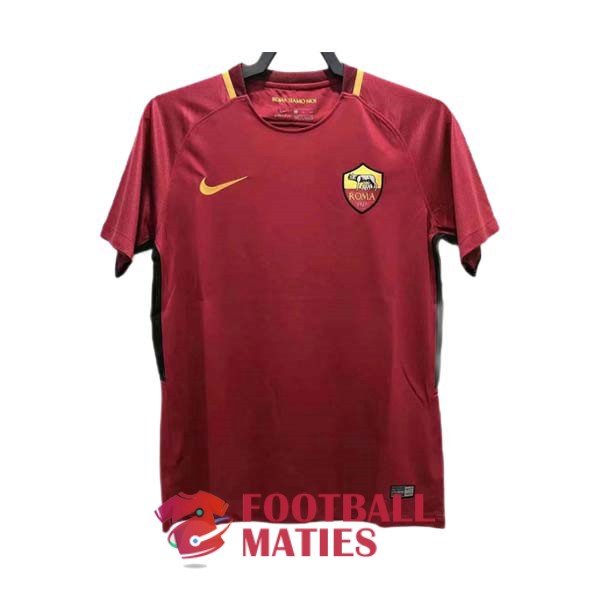 maillot as roma vintage 2017-2018 domicile