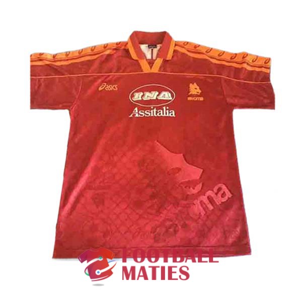 maillot as roma vintage INA Assitalia 1995-1996 domicile