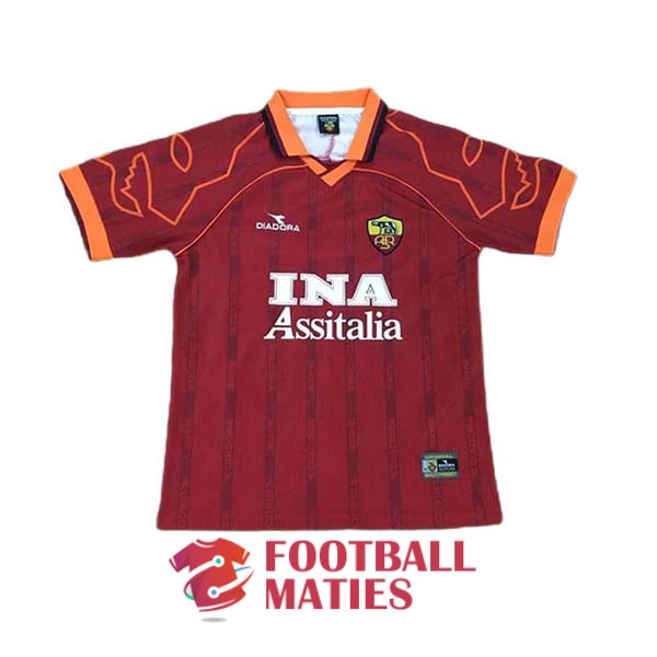 maillot as roma vintage INA Assitalia 1999-2000 domicile