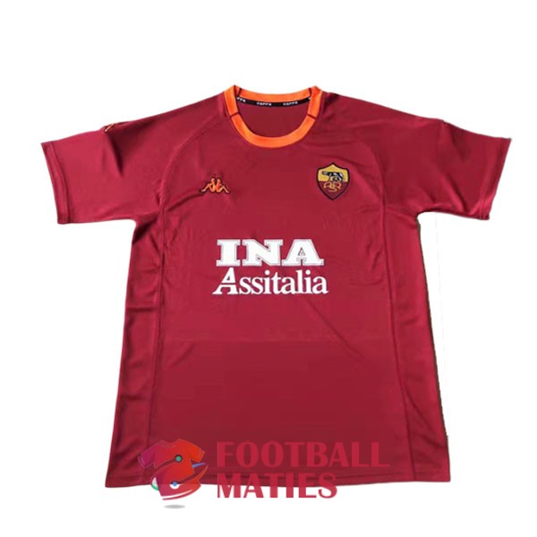 maillot as roma vintage INA Assitalia 2000-2001 domicile
