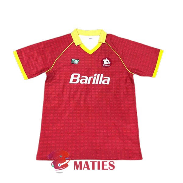maillot as roma vintage barilla 1988-1990 domicile