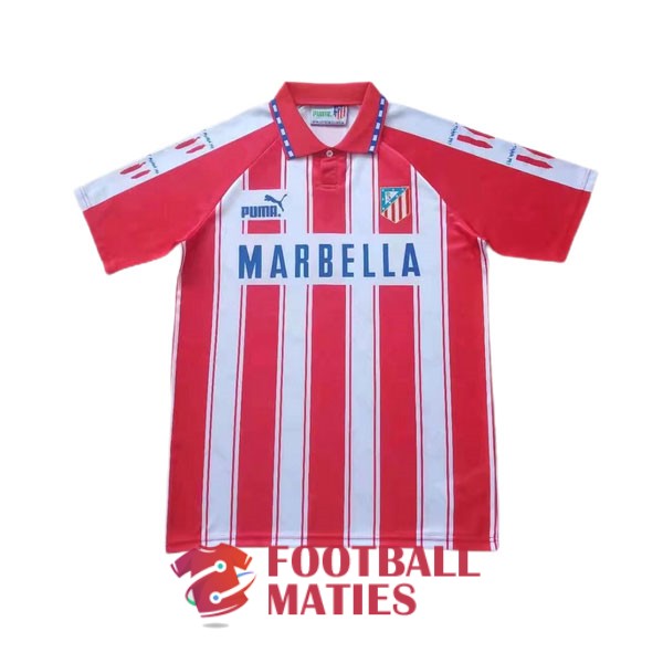 maillot atletico madrid vintage marbella 1994-1995 domicile
