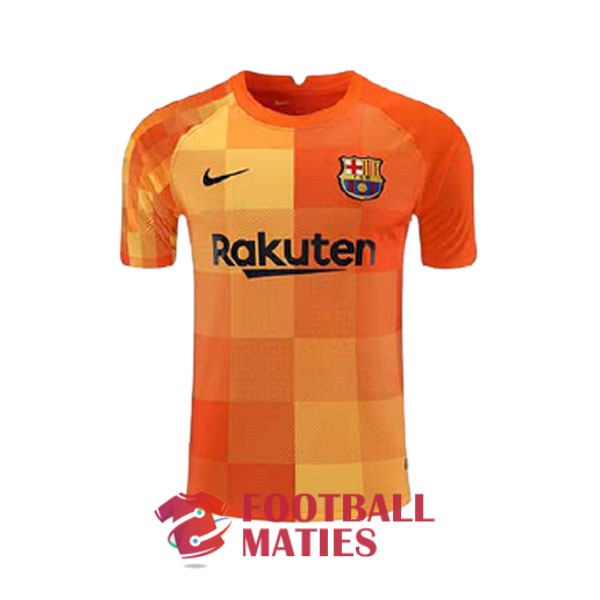 maillot barcelone gardien 2021-2022 orange