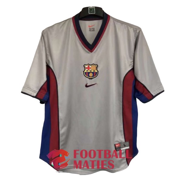 maillot barcelone vintage 2000-2001 exterieur