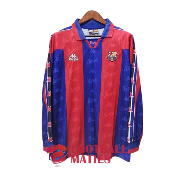 maillot barcelone vintage domicile manche longue 1995-1997