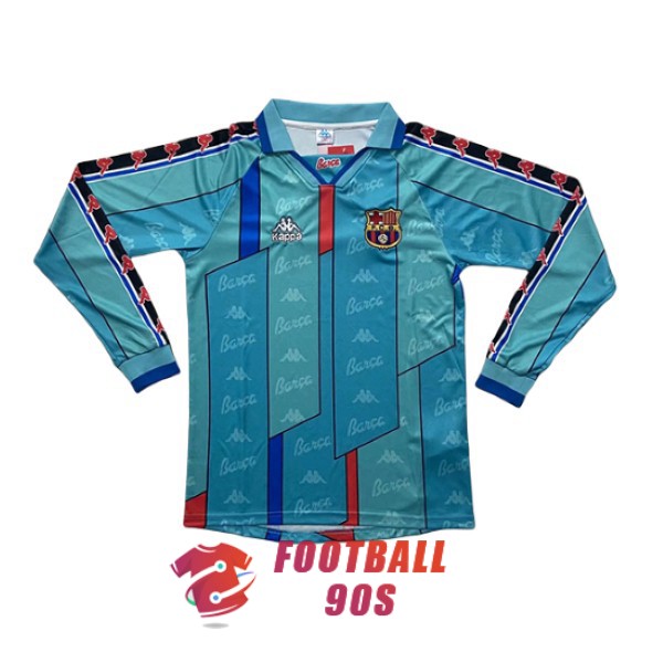 maillot barcelone vintage exterieur manche longue 1995-1997