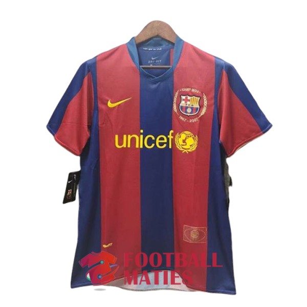 maillot barcelone vintage unicef 2007-2008 domicile