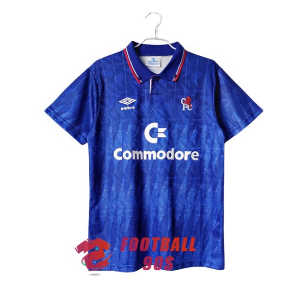 maillot chelsea vintage commodore 1989-1991 domicile