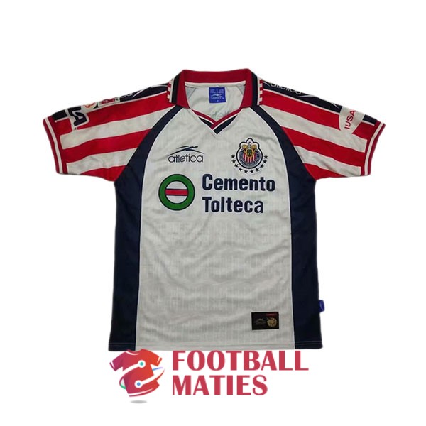 maillot chivas de guadalajara vintage cemento tolteca 1999-2000 exterieur