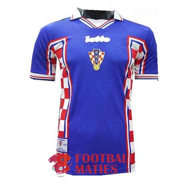 maillot croatie vintage 1998 exterieur