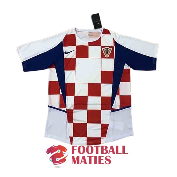 maillot croatie vintage 2002-2004 domicile