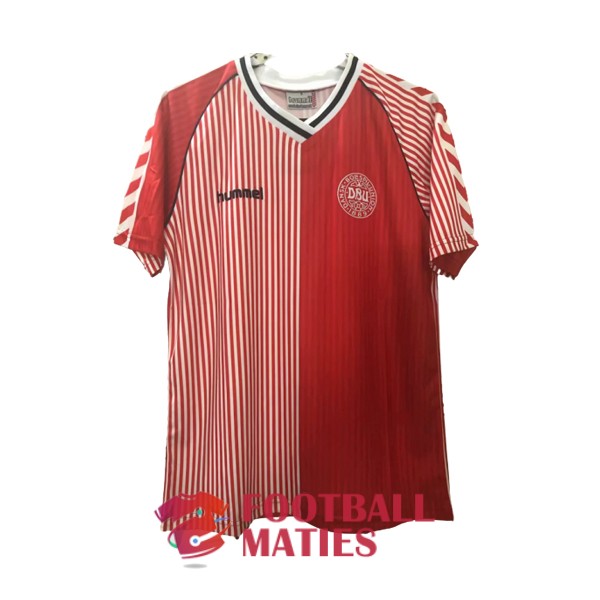 maillot danemark vintage 1984-1985 domicile