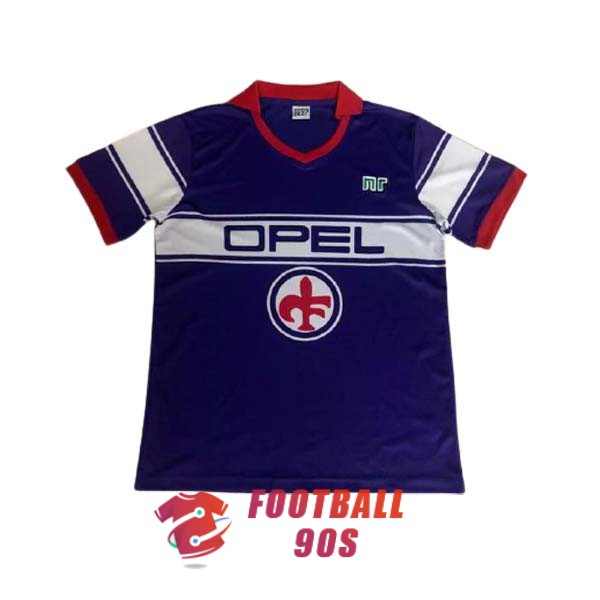 maillot fiorentina vintage opel 1984-1985 domicile