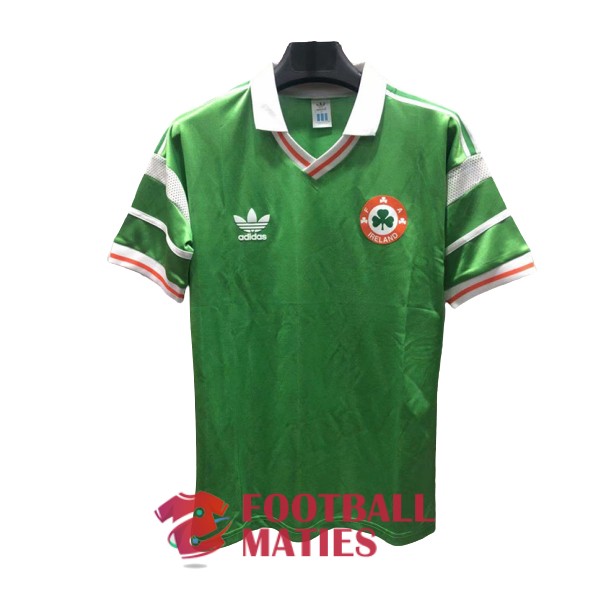 maillot irlande vintage 1988-1990 domicile