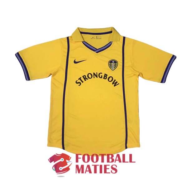 maillot leeds united vintage strongbow 2000-2002 exterieur