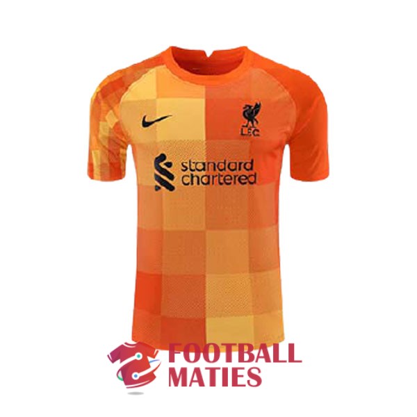 maillot liverpool gardien 2021-2022 orange