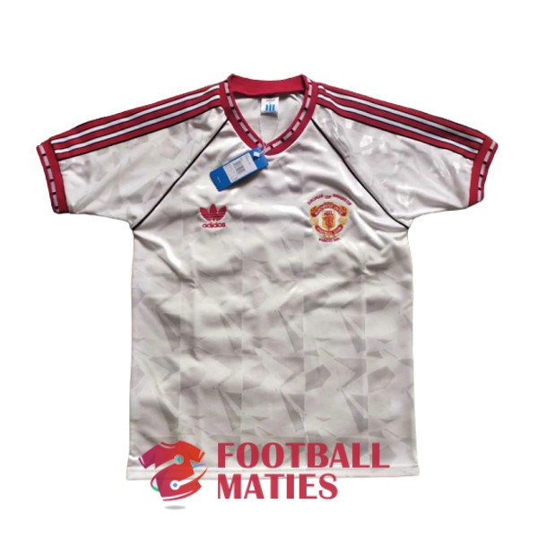 maillot manchester united vintage 1991 edition speciale europen winner cup