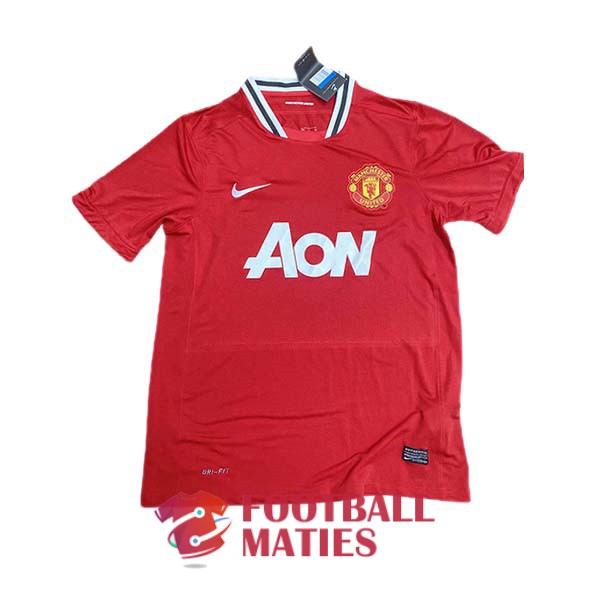 maillot manchester united vintage aig 2011-2012 exterieur