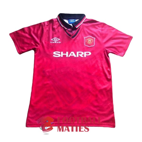 maillot manchester united vintage sharp 1994-1996 domicile