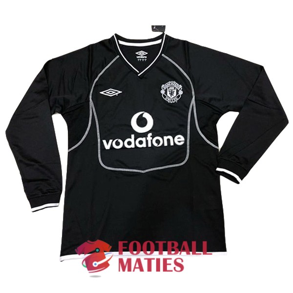 maillot manchester united vintage vodafone domicile manche longue 2000-2002