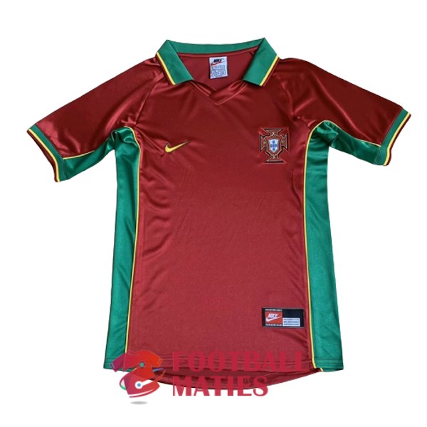 maillot portugal vintage 1997-1998 domicile