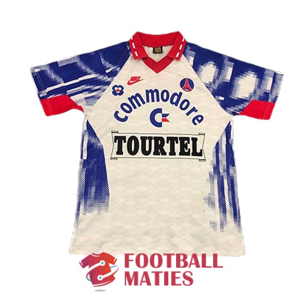 maillot psg vintage commodore tourtel 1992-1993 exterieur