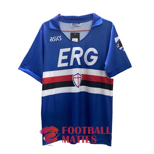 maillot sampdoria vintage ERG 1990-1991 domicile
