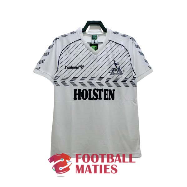 maillot tottenham hotspur vintage holsten 1985-1987 domicile