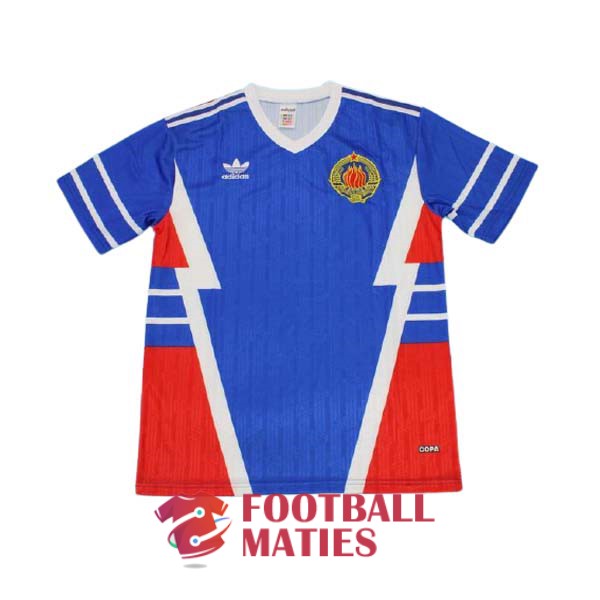 maillot yougoslavie vintage 1990-1991 domicile